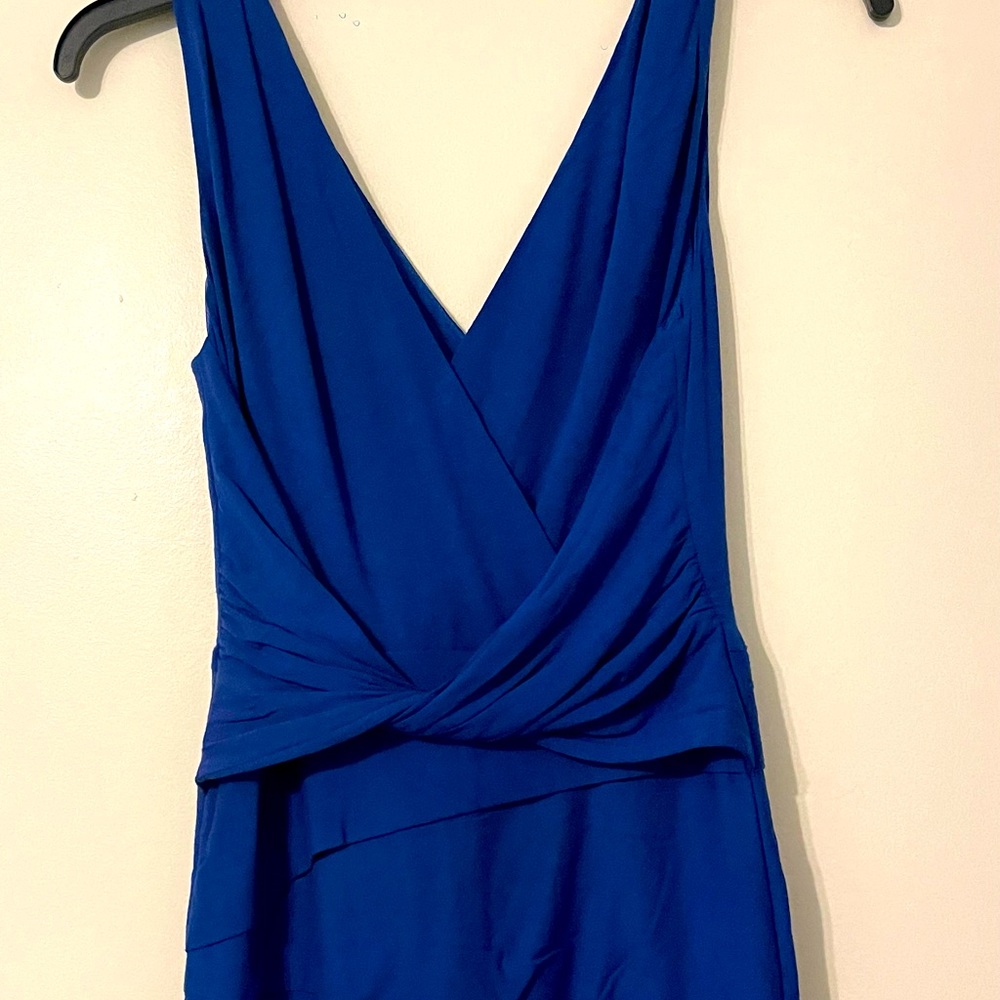 Gorgeous Nicole Miller blue bandage dress